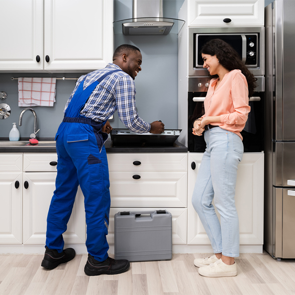 what kind of warranty do you offer on your cooktop repair services in Southern Shops